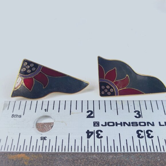 Samuel Huang colorful sun and sky post earrings - Picture 1 of 8